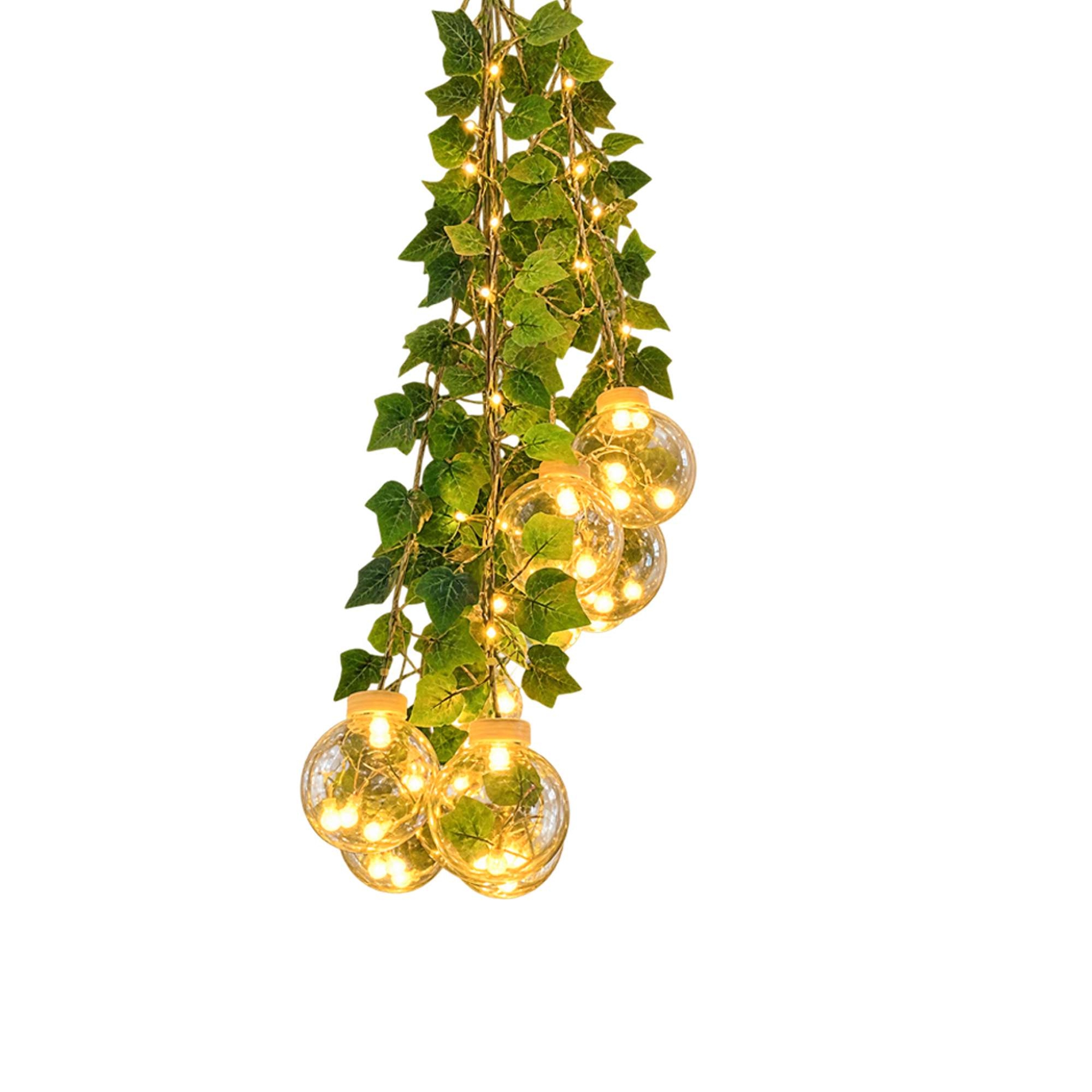 Wish Ball Leaf Curtain Light 2