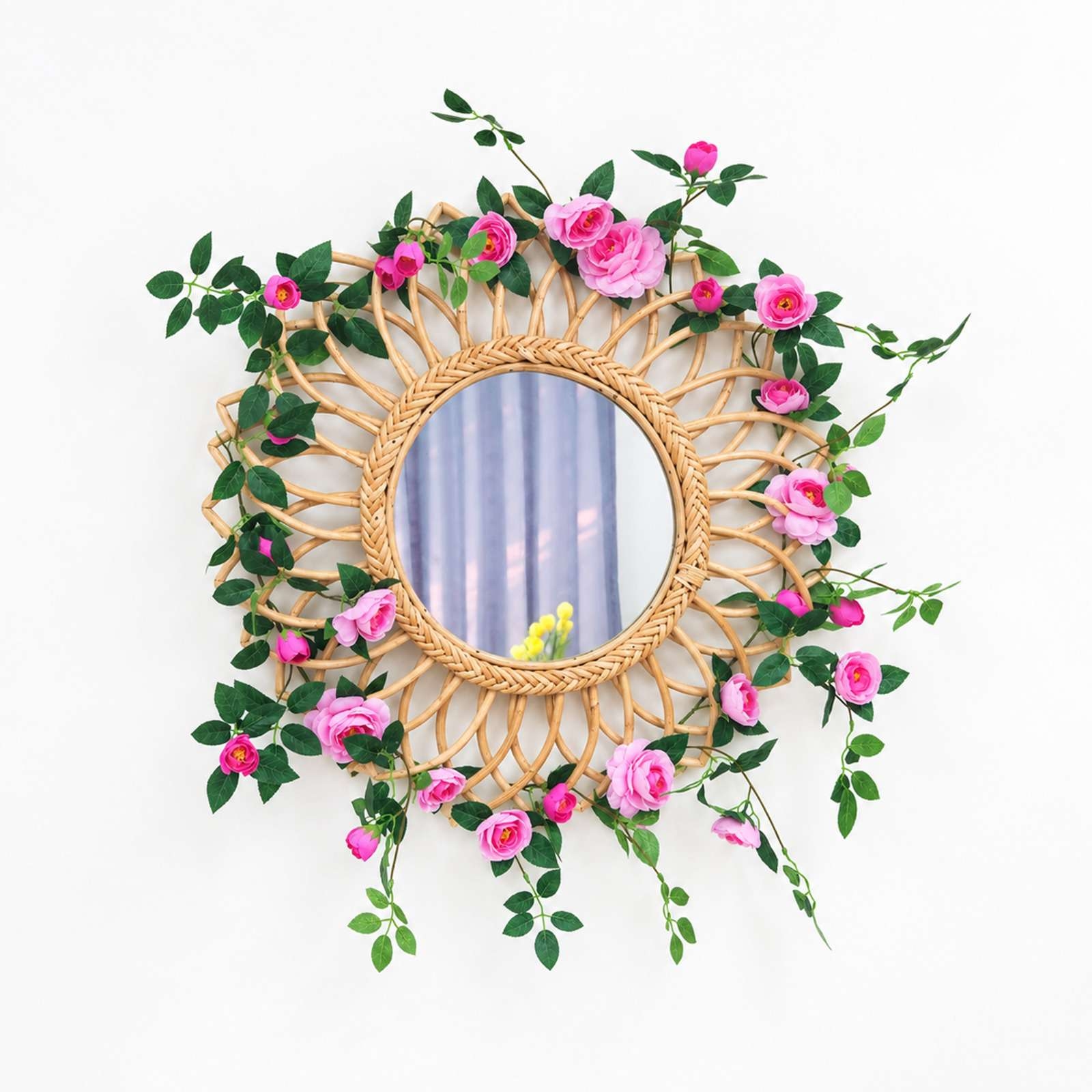 Beter Mirror Purpel Artificial Rose Vine