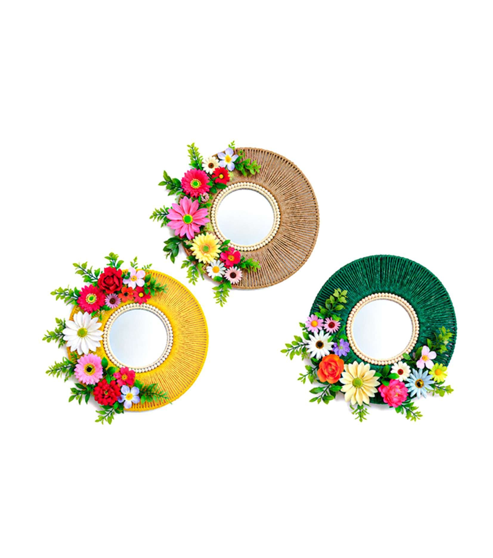 Color Mirror Decoration (3 Pcs)