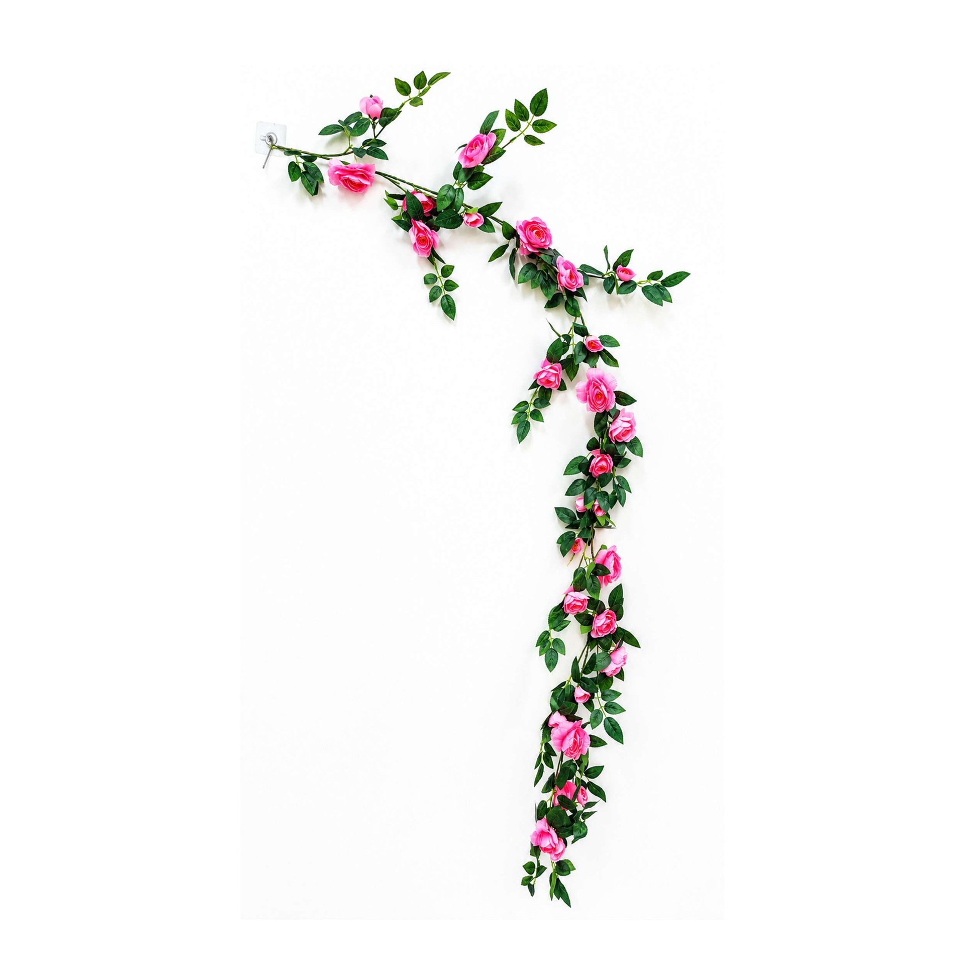 Deep Pink Rose Vine (Artificial)