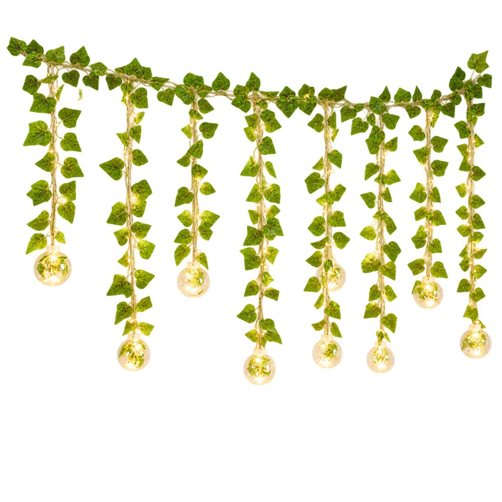 Wish Ball Leaf Curtain Light