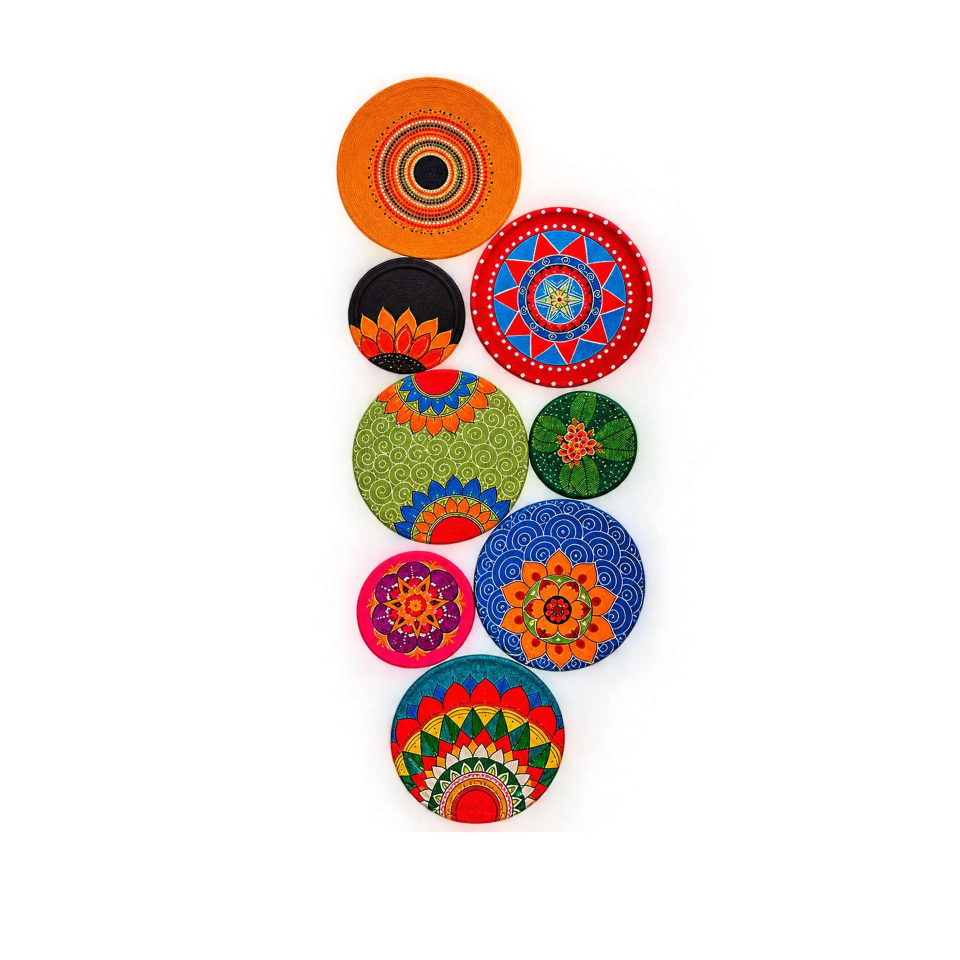 Supari kholer Painting plate set 01