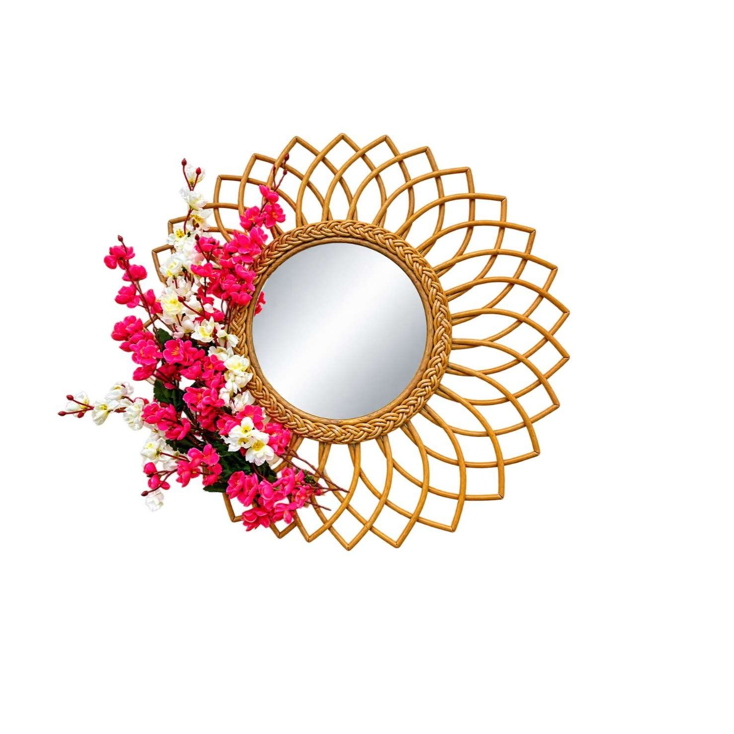 Cheery Mirror Mixed Flower(Deep+White Pink) 24 inc