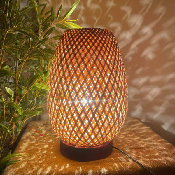 Ellipse Oval Double Layer Tulip Table Lamp