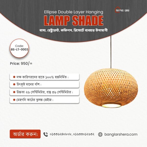 Ellipse Hanging Ball Lamp Shade