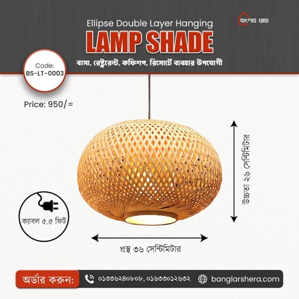 Ellipse Hanging Ball Lamp Shade